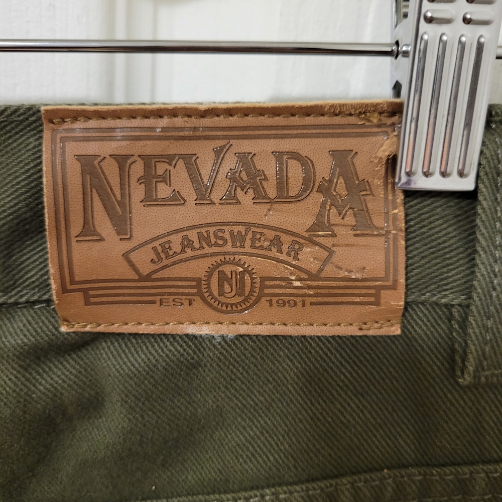 Nevada Olive Green High-Waisted Pants - Picture 4 of 7